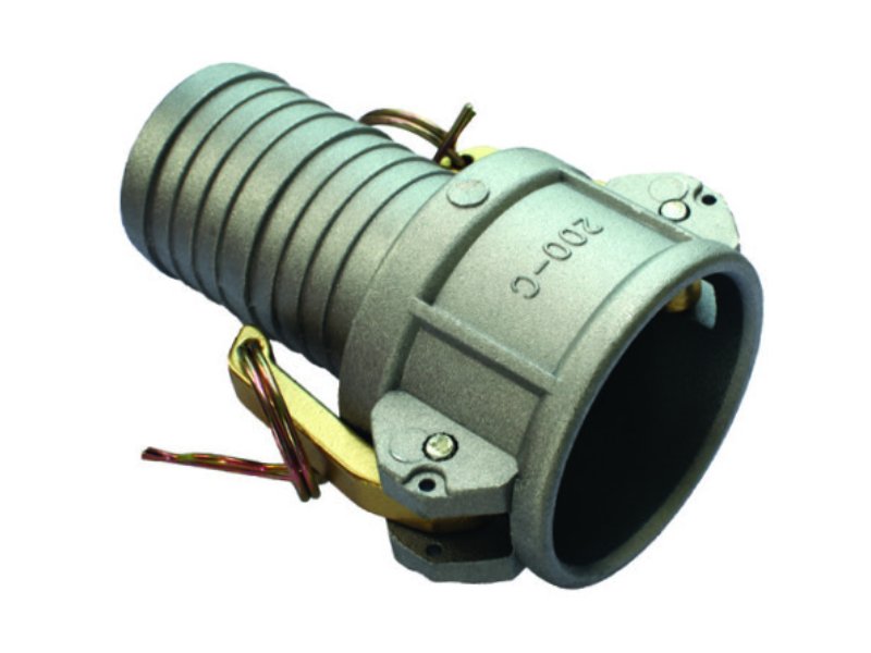 Camlock AL 25mm Type C Female Coupler x Hose Tail